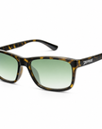 Peppers Gaucho sunglasses in Shiny Tort with G15 Lens, three-quarter view on white
