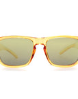 sunset blvd sunglasses crystal orange with g-15 mirror lens