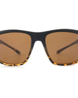 topwater sunglasses black brown tortoise fade with brown lens