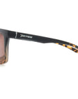 topwater sunglasses black brown tortoise fade with brown lens