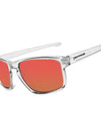 Hightide sunglasses crystal clear with red mirror