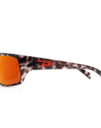 Blackfin Sunglasses Tortoise Shell with Red Mirror