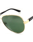 Birddog Sunglasses Shiny Gold with G-15 Polarized