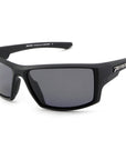 Downforce sunglasses Rubberized matte black with smoke lens