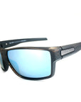 Gambler sunglasses brown with blue mirror