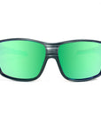 Gambler sunglasses Grey with green mirror