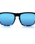 sunset blvd sunglasses Black to Ocean Blue Tort with Blue Mirror lens