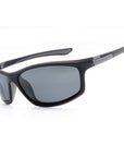 Anchor Sunglasses Shiny Black with Smoked Polarized