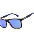 riptide sunglasses shiny blue tortoise with smoke polarized diamond blue mirror lens