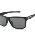 telluride sunglasses rubberized matte black with smoke lens 