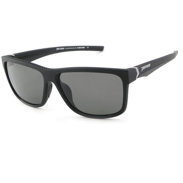 telluride sunglasses rubberized matte black with smoke lens 