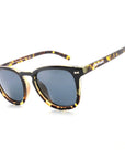 Ohana sunglasses shiny black and tortoise shell with smoke lens