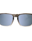 sunset blvd sunglasses crystal grey with smoked lens