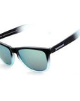 Breakers Sunglasses Black to Blue fade with blue mirror