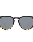 Ohana sunglasses shiny black and tortoise shell with smoke lens