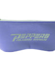 Posh soft sunglass case purple