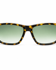 Peppers Gaucho sunglasses in Shiny Tort with G15 Lens, front view on white