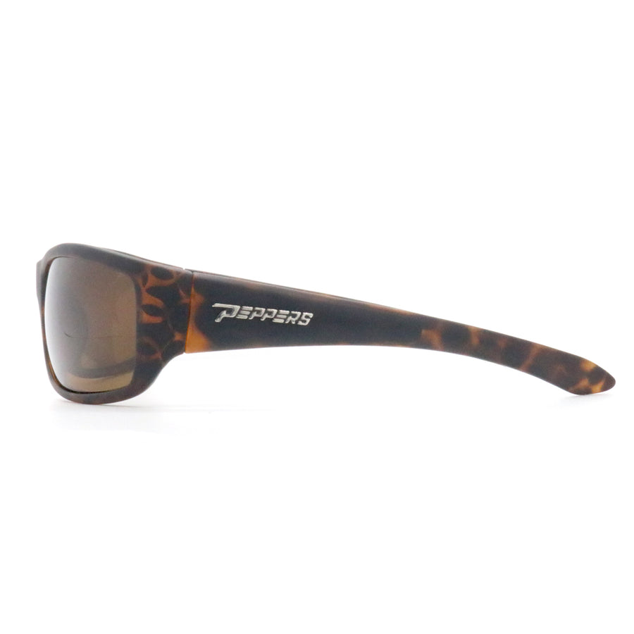 Cutthroat Sunglasses Matte Tortoise with Brown Lens