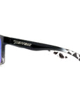 sunset blvd sunglasses black fade with green mirror lens