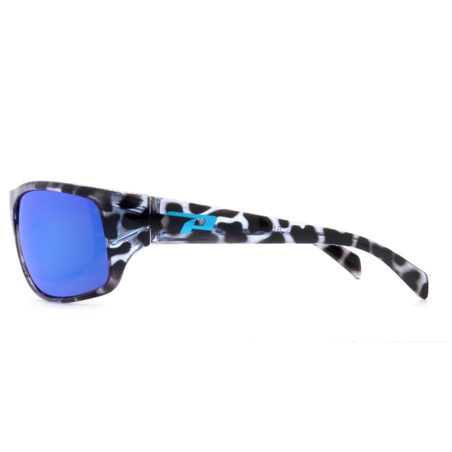 Blackfin Sunglasses Blue Tortoise Shell with Blue Mirror