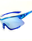 shreddator sunglasses blue with blue mirror
