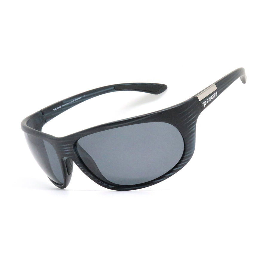 Jax sunglasses Crystal grey black woody pattern with smoked polarized with smoke polarized