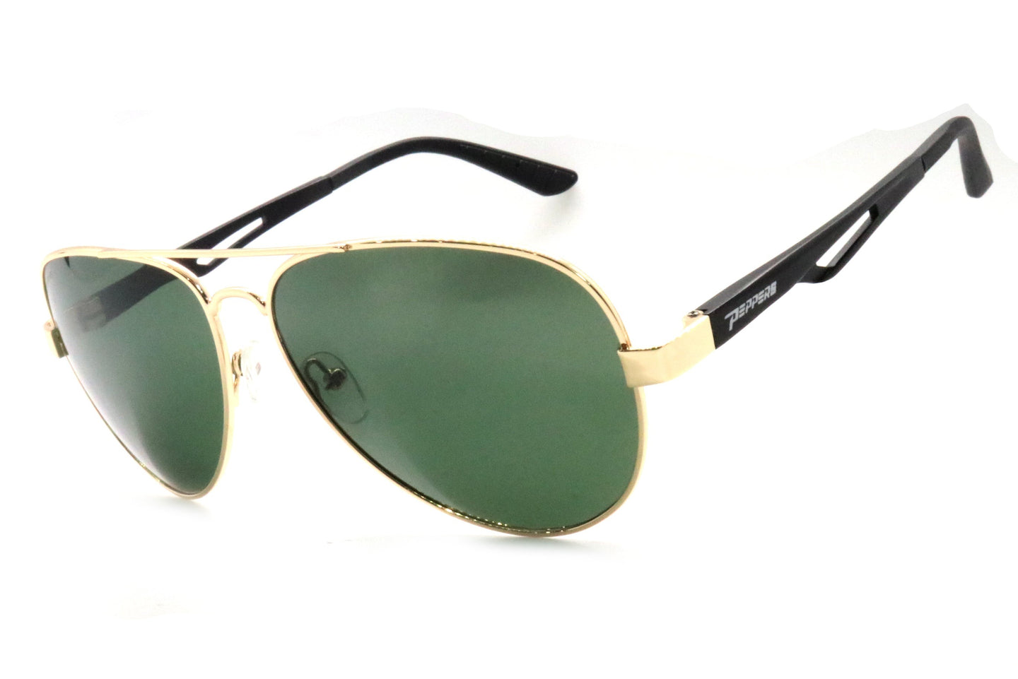 Birddog Sunglasses Shiny Gold with G-15 Polarized