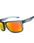 sunset blvd sunglasses grey with red mirror lens