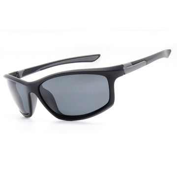 Anchor Sunglasses Shiny Black with Smoked Polarized