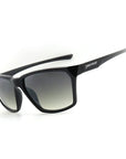 Lahoya sunglasses black with smoke polarized light flash mirror