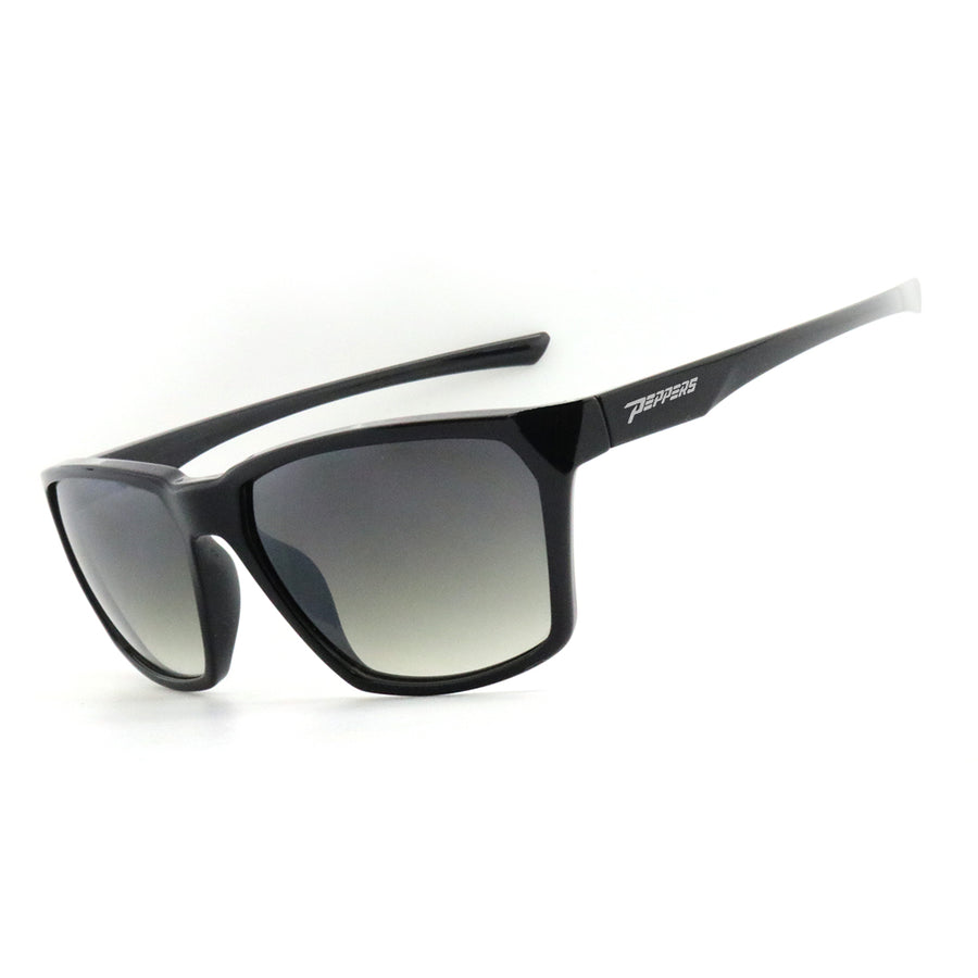 Lahoya sunglasses black with smoke polarized light flash mirror