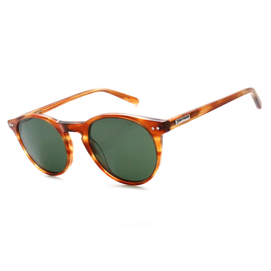 Cool Breeze Sunglasses Shiny Caramel Tortoise Shell with G-15 Polarized