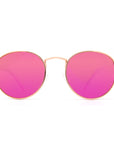 Lennon sunglasses matte rose gold with pink mirror